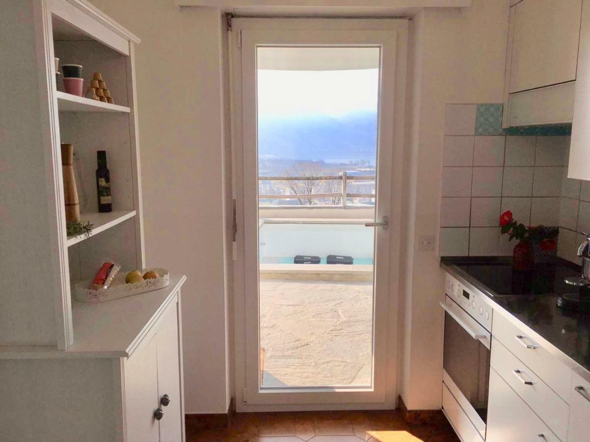 Casa Micheroli Parterre Gordola Eksteriør bilde